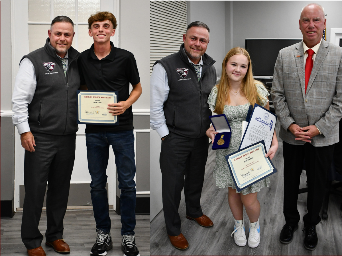 Board of Ed Honors Two Exceptional High Schoolers